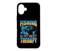Carcasa para iPhone 16 Plus Fishing Is My Best Therapy Fishing Lovers Outdoor Fisher