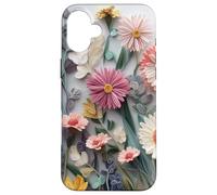 Carcasa para iPhone 16 Plus Floral Flower Pattern Botanical Nature Garden Bloom Cute