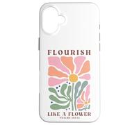 Carcasa para iPhone 16 Plus Florece como una Flor Salmos 103:15 Fe Cristiana
