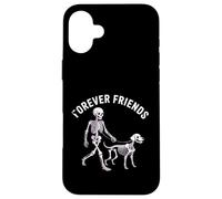 Carcasa para iPhone 16 Plus Forever Friends - Perro de Esqueleto para