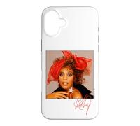 Carcasa para iPhone 16 Plus Foto de Whitney Houston Red Ribbon Signature