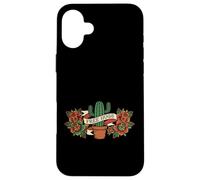 Carcasa para iPhone 16 Plus Free Hugs Cactus Funny Old School Traditional Tattoo Style