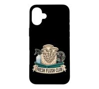 Carcasa para iPhone 16 Plus Fresh Flush Club Hongos Bloque Rocío