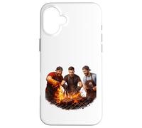 Carcasa para iPhone 16 Plus Friends Fire Grill Brotherhood Cocinando Juntos