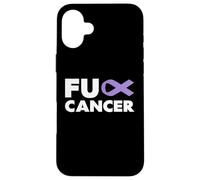 Carcasa para iPhone 16 Plus Fuck Cancer - Camiseta con Texto en alemán Fuck Esophageal Cancer Awareness