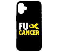 Carcasa para iPhone 16 Plus Fuck Cancer - Camiseta - Fuck Childhood Cancer Awareness