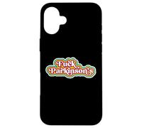 Carcasa para iPhone 16 Plus Fuck Parkinson Apoyo de concientización sobre la Enfermedad neurodegenerativa