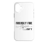Carcasa para iPhone 16 Plus Fuego AMIGABLE UNA Pista NO ES