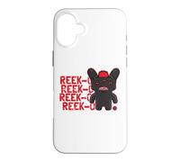 Carcasa para iPhone 16 Plus Fuggler Reek-O Negro Peludo Fuggs Monstruo Texto