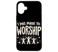 Carcasa para iPhone 16 Plus FUI Hecho para adorar la fe Cristiana Jesús Hijo de Dios