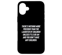 Carcasa para iPhone 16 Plus Fun Children's Laughter is Precious Spooky Horror Film