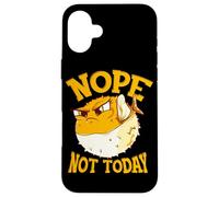 Carcasa para iPhone 16 Plus Fun Design for Buffer Fish Nope, Not Today