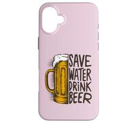 Carcasa para iPhone 16 Plus Funny Bar Alcohol Drinking Party Beer Brew Craft Cerveza