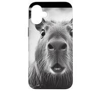 Carcasa para iPhone 16 Plus Funny Capybara Selfie con ovnis
