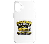 Carcasa para iPhone 16 Plus Funny Dance Dads Servicio de Taxi Dance Dads Humor Dance Parent