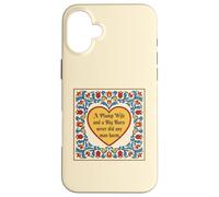 Carcasa para iPhone 16 Plus Funny Farm Life Plump Wife Big Barn Nunca Hizo Daño A Cualquier Hombre