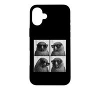 Carcasa para iPhone 16 Plus Funny Green Ch onure Lover Lindo Parrot Photo Booth