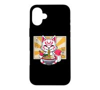 Carcasa para iPhone 16 Plus Funny Kawaii Ramen Kids Kitsune Nine Tailed Lover