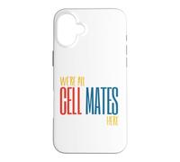 Carcasa para iPhone 16 Plus Funny Microbiology Pun Somos Todos compañeros de celda aquí