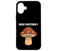 Carcasa para iPhone 16 Plus Funny Minimalist Mushroom Simple Holy Shiitake