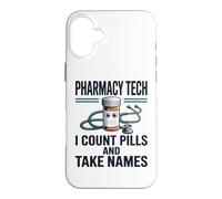 Carcasa para iPhone 16 Plus Funny Pharmacy Tech Squad Asistente de farmacéutico CPhT