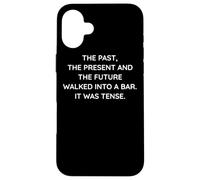 Carcasa para iPhone 16 Plus Funny Pun Language Joke Grammar Geek, Linguist Humor