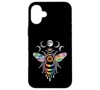 Carcasa para iPhone 16 Plus Funny Queen Bee Moon Fases Corona Celestial