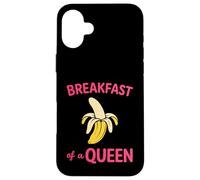 Carcasa para iPhone 16 Plus Funny Queen Girl Adult Sport Quote Breakfast of Champions