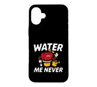 Carcasa para iPhone 16 Plus Funny Succulent Plant Killer Water Me Never Gardening