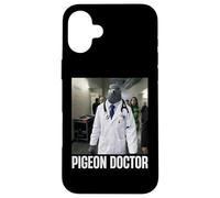 Carcasa para iPhone 16 Plus Funny Tuff Pigeon Doctor 2026 Nuevo Brainrot Meme Kid AI Broma