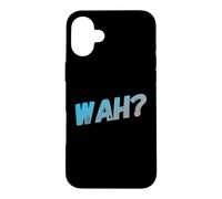 Carcasa para iPhone 16 Plus Funny What IFS One Word Cita para La Gente Gracioso Hey Wah