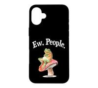 Carcasa para iPhone 16 Plus Funny Womens Cottagecore Art EW People Antisocial Frog Lover