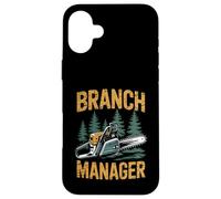 Carcasa para iPhone 16 Plus Funny Woodworker Logger Branch Manager Arborist Lineman Work