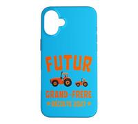 Carcasa para iPhone 16 Plus Futur Grand Frère Récolte 2027 Tracteur Agriculture Ferme
