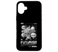 Carcasa para iPhone 16 Plus Futurismo Ciencia Ficción Estación Espacial Futuro 2030