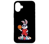 Carcasa para iPhone 16 Plus Gafas de Sol geniales para Jugador de Baloncesto de Conejo