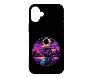 Carcasa para iPhone 16 Plus Gafas de Sol Vaporwave Dragon Eclipse Solar