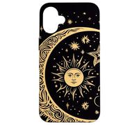 Carcasa para iPhone 16 Plus Galaxy Night Sky Moon Lunar Stars Sun Love