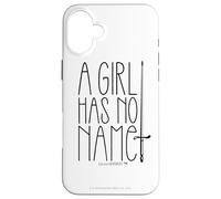 Carcasa para iPhone 16 Plus Game of Thrones A Girl Has No Name