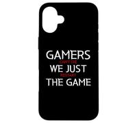 Carcasa para iPhone 16 Plus Gamers Can't Die We Just Restart The Game Funny Gaming Meme