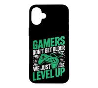 Carcasa para iPhone 16 Plus Gamers Don't Get Older We Just Level Up Funny Gamer Retro