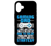 Carcasa para iPhone 16 Plus Gaming Dad I Don't Just Play I Enseño a Mi Hijo Cómo Resolver Pro