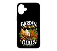 Carcasa para iPhone 16 Plus Garden with My Girls Gallinas Huerto