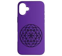 Carcasa para iPhone 16 Plus Geometría Sagrada Flor De La Vida Mejor Yoga Yogi Flores Sagradas