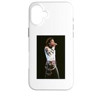 Carcasa para iPhone 16 Plus Gira Mundial de Michael Jackson Man In The Mirror Bad 1988