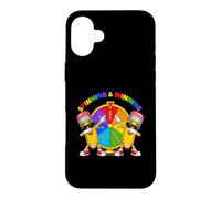 Carcasa para iPhone 16 Plus Giro de Rueda de Cuarto Grado de Cuarto Grado GANA Divertido Regreso a Clases