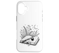 Carcasa para iPhone 16 Plus Goblincore Pool Billar Snooker Nature Cue Libro Lectura