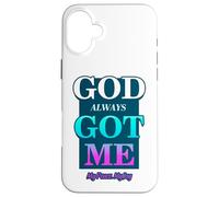 Carcasa para iPhone 16 Plus God Always Got Me, My Peace My Joy Cool Quotes Graphic