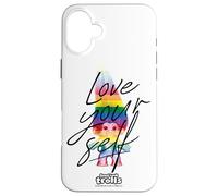 Carcasa para iPhone 16 Plus Good Luck Trolls Love Your Self Rainbow