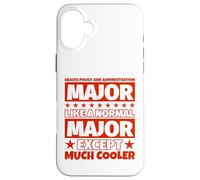 Carcasa para iPhone 16 Plus Graduación de Estudiantes de política y administración de Salud - Excepto